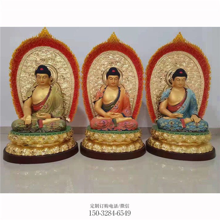 承接东方三圣佛像,彩绘工艺,寺庙东方三圣佛像厂家 承接东方三圣佛像,彩绘工艺,寺庙东方三圣佛像厂家
